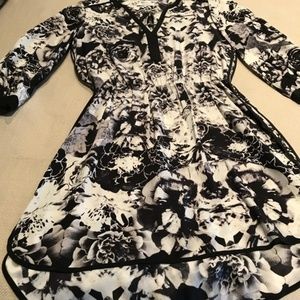 Parker Black & White Dress